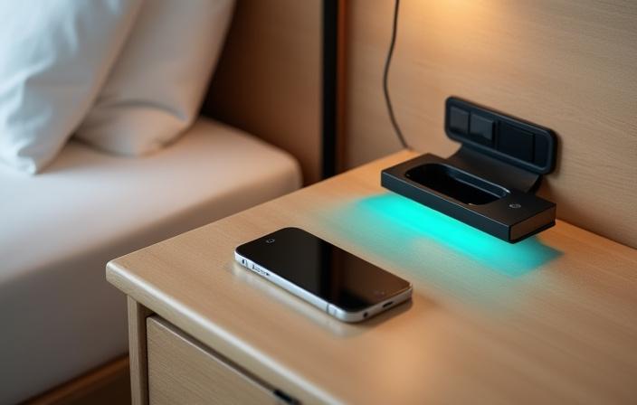 Integrated headboard and nightstand system